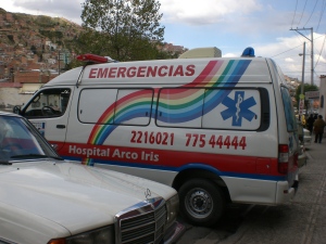 Hospital Arco Iris ambulance
